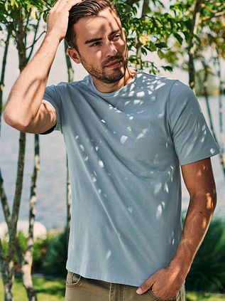Suitable Respect T-Shirt Jim Steel Zielony