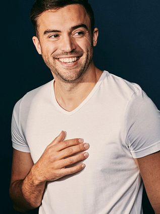 Suitable Vita T-Shirt V-Ausschnitt Weiß 6-Pack