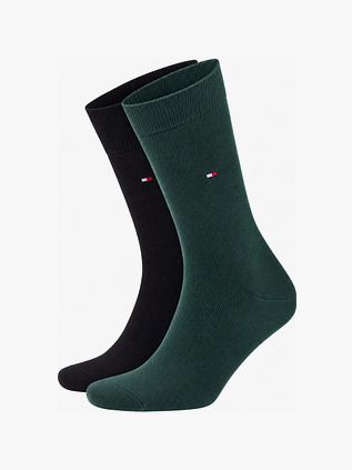 Tommy Hilfiger Classic 2-pack Socks Green Black