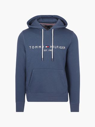 Tommy Hilfiger Core Hættetrøje i Middelblå