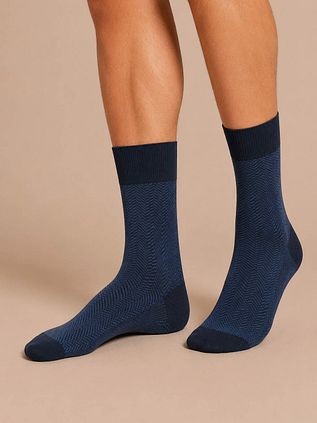 Falke Airport Strumplaket Sock Marin
