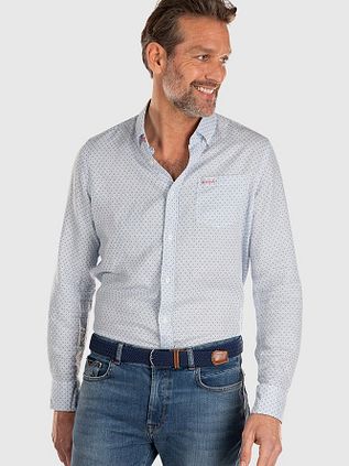NZA Shirt Whatihua Linen Light Blue