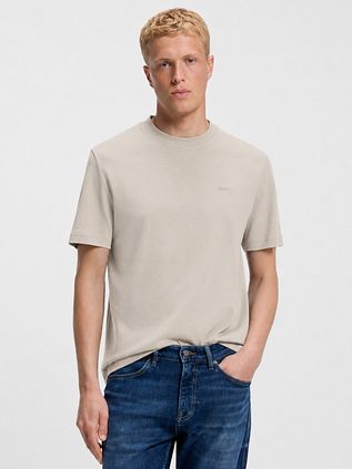 BOSS T-shirt Interlock Beige