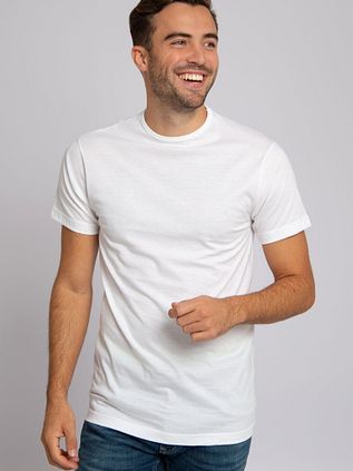 Alan Red Giftbox Derby O-Hals T-shirts Wit (5Pack)