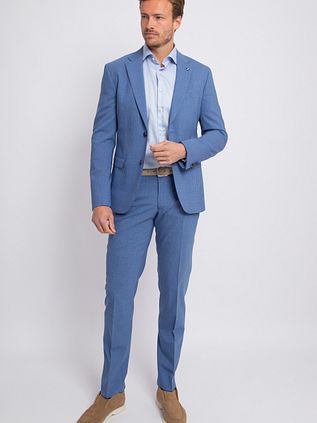 Abito in lana blu Suitable Strato Ossi