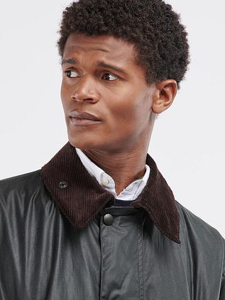Giacca cerata Barbour Border verde