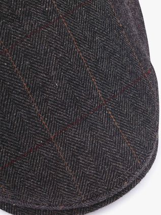 Barts Herringbone Surr Kasket i Uldblanding i Kulgrå