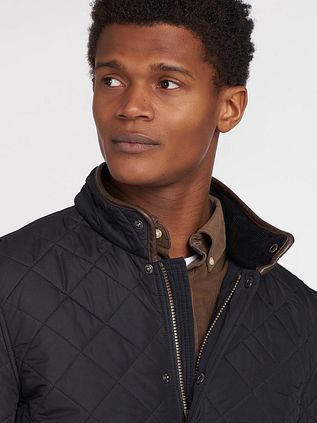 Barbour Quiltet Jakke Powell Mørkeblå