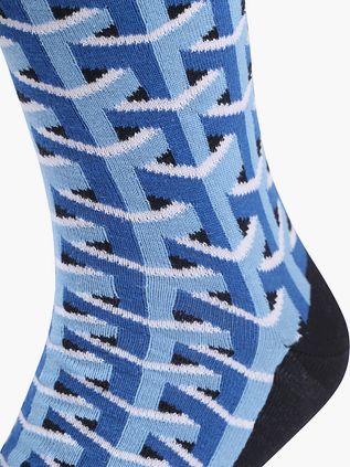 Suitable Chaussettes Motif 3D Bleu