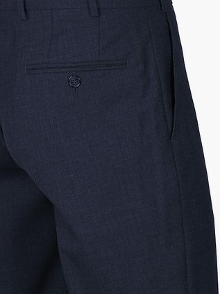 Suitable Pantalon Picador Mix Laine Bleu Foncé