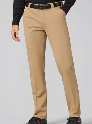 Spodnie Meyer Roma w kolorze khaki