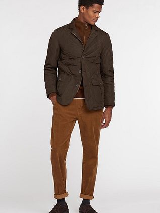 Chaqueta Barbour Quilted Lutz Marrón