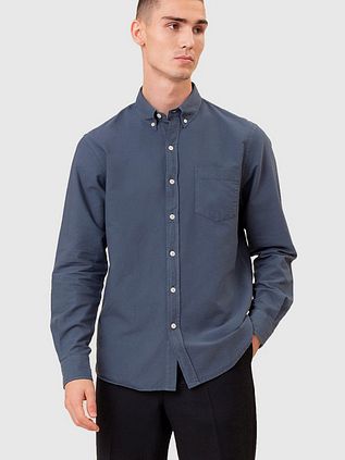 Colorful Standard Overshirt azul petróleo