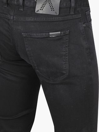 Alberto Slim DS Dual Flex Denim Czarne
