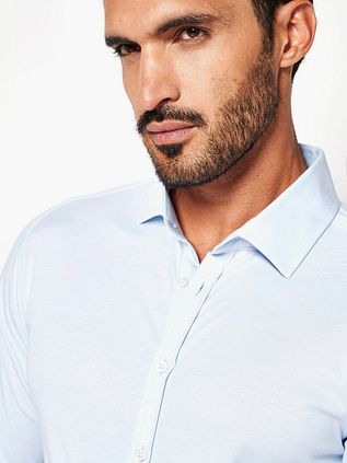 Desoto Skjorte Kent Lyseblå