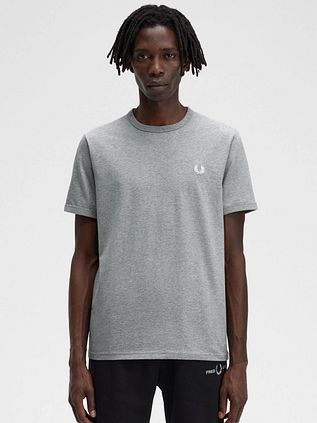 Fred Perry T-shirt Ringer M3519 Lysegrå