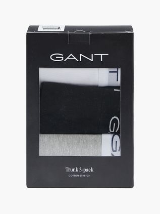 Gant Boxers Trunk 3-Pack Black Grey White