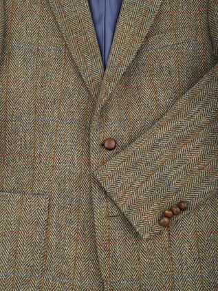 Steppin' Out Sport Jacket Harris Tweed Green