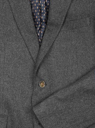 Suitable Blazer Nibe Gris Herringbone
