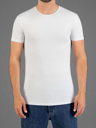 Garage Stretch Basique Gris Col Rond