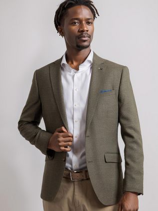 Suitable blazer Heleen Melange Grønn