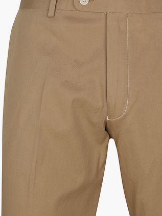 Suitable Bukser i Khaki Bomuld