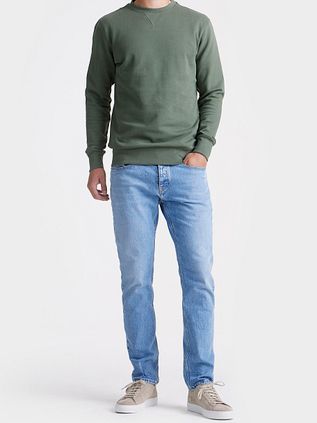 King Essentials The George Sweater Olive Green