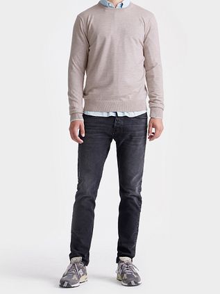 King Essentials The John Pull Merino Greige