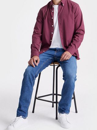 Kong Essentials The Tommy Skjorte Bordeaux