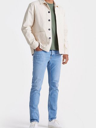 King Essentials The Benjamin Overshirt Ecru
