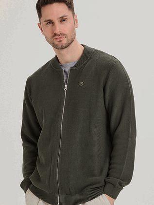 KnowledgeCotton Apparel Field Vest Mørkegrøn