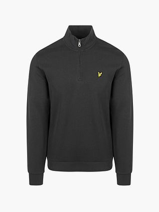 Lyle & Scott Sweat Halv Zip Sort