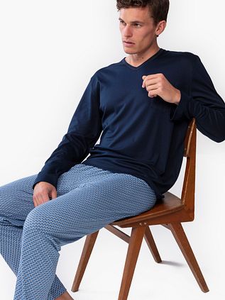 Mey Nattøj Lang Blå