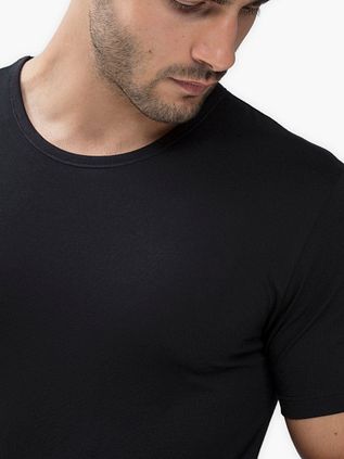Mey T-Shirt Dry Cotton girocollo nero