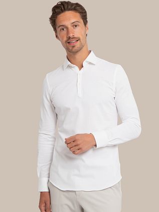 Suitable Camicia Polo Shirt White
