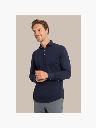 Suitable Camicia Polo Shirt Navy
