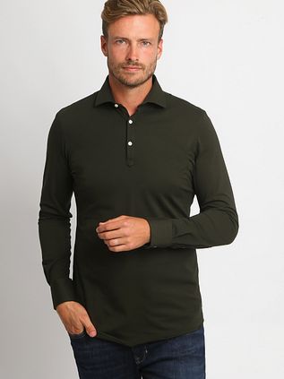 Suitable Camicia Polo Shirt Dark Green