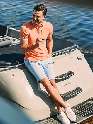 Polo Suitable Kick naranja