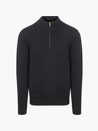 Profuomo Halvglidelås Genser Marineblå