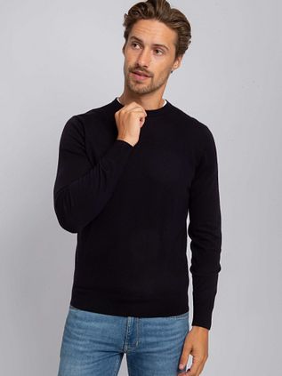 Suitable Merino Pullover Navy