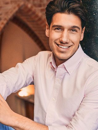 Steppin' Out Shirt Oxford Stripe Pink