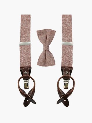 Sir Redman Szelki Combi Pack Sposo Stiloso Burgundy