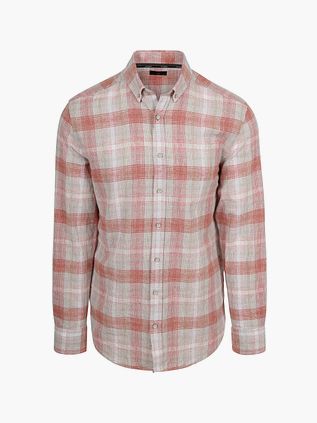 State of Art Camisa Casual Cuadros Rojo