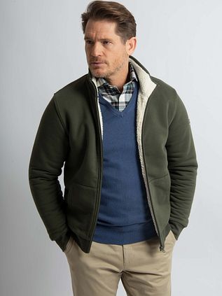 Steppin' Out Cardigan Teddy Vert