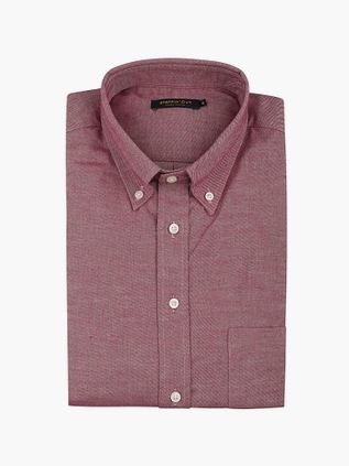 Steppin' Out Skjorte Twill Rød