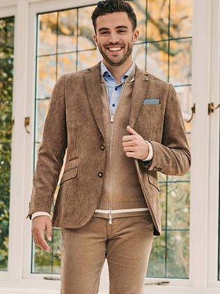 Suitable Blazer Heleen Corduroy Brun