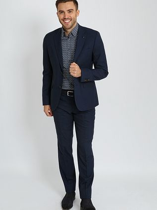 Suitable Costume Strato Toulon Laine Marine