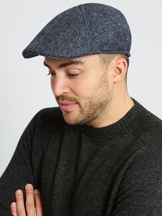 Suitable Flat Cap Marineblå