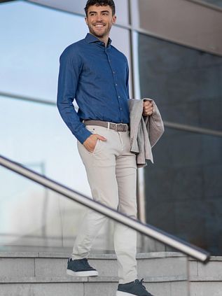 Suitable skjorte Denim 156-7