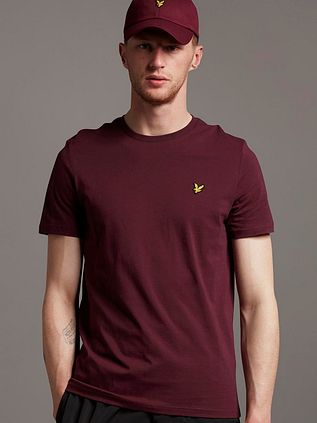 Lyle and Scott T-shirt Burgundy